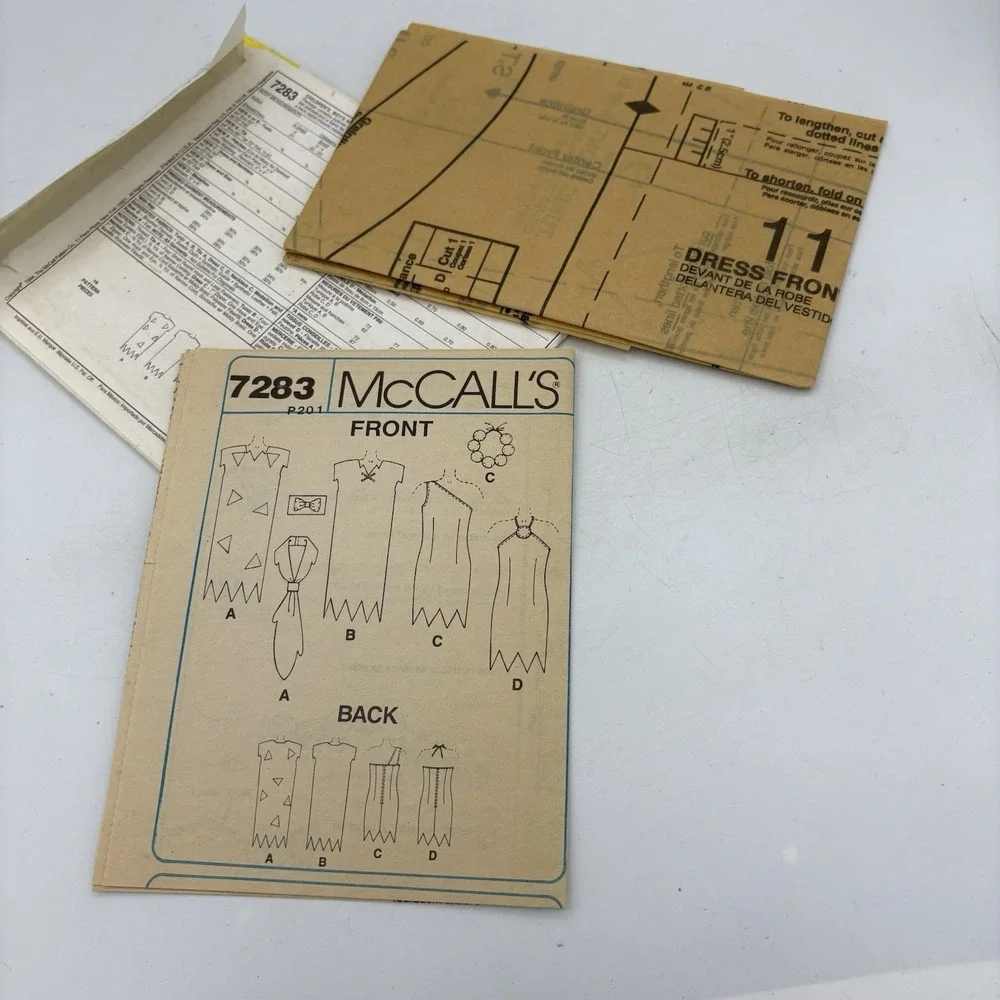 McCalls Costume Pattern Flintstones Sizes Kids Boys Girls Youth Medium 5 6 Uncut